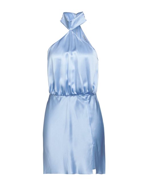 Amanda Uprichard Blue Mini Dress