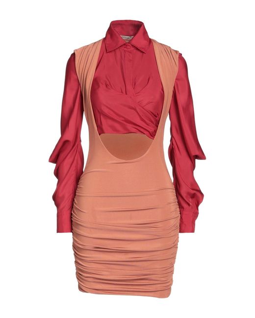 Roberto Cavalli Red Mini Dress