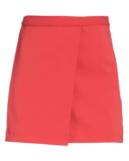 Patrizia Pepe Red Mini Skirt