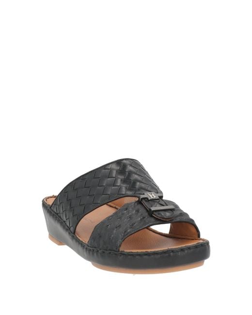 Moreschi Black Sandals Leather