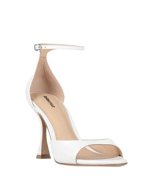 Lola Cruz White Sandals