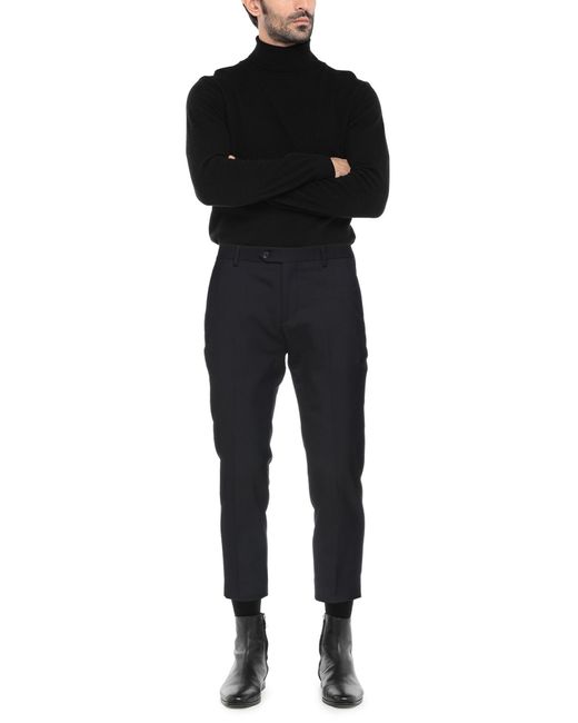 BE ABLE Blue Pants Virgin Wool, Polyester, Elastane for men