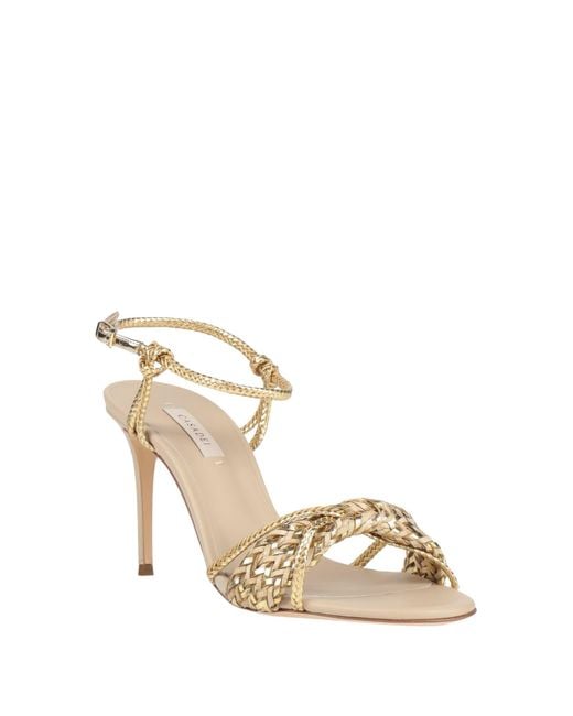 Casadei Metallic Sandals