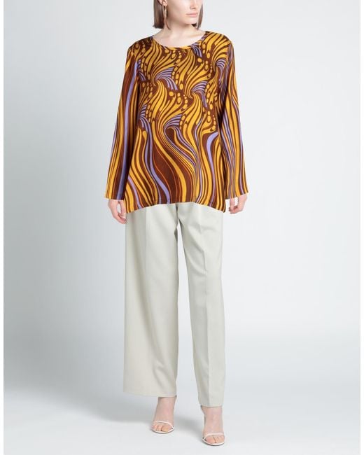 Maliparmi Orange Top Silk