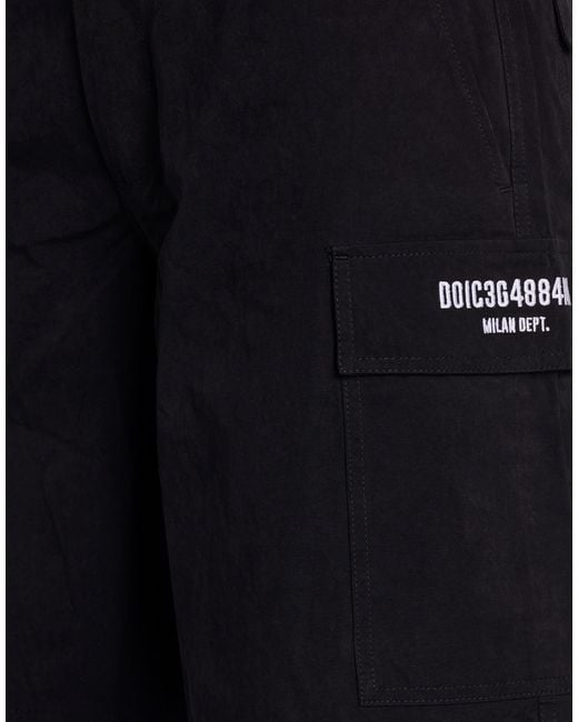 Dolce & Gabbana Blue Shorts & Bermuda Shorts Cotton, Polyester, Polyamide for men