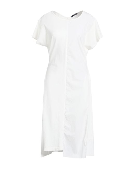 High White Midi Dresses