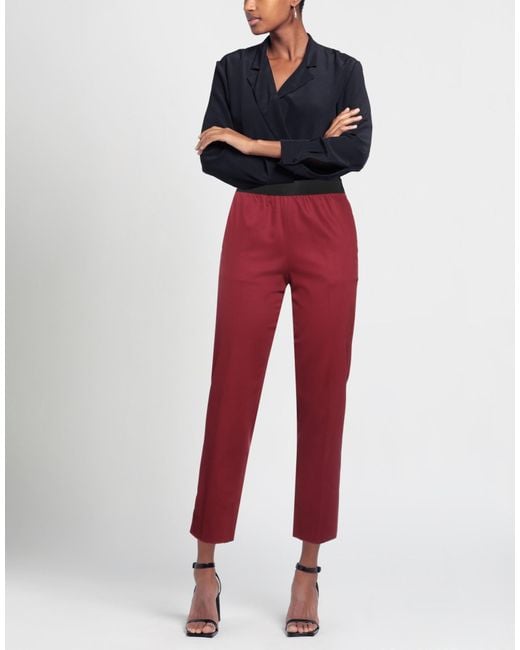 Agnona Red Trouser
