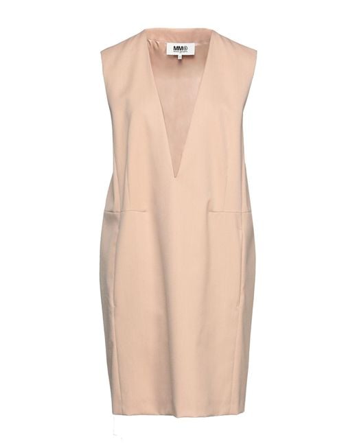 MM6 by Maison Margiela Natural Mini Dress