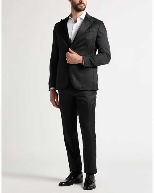 Paoloni Black Suits for men
