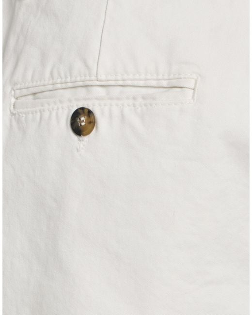 Squad² White Pants Cotton, Elastane for men