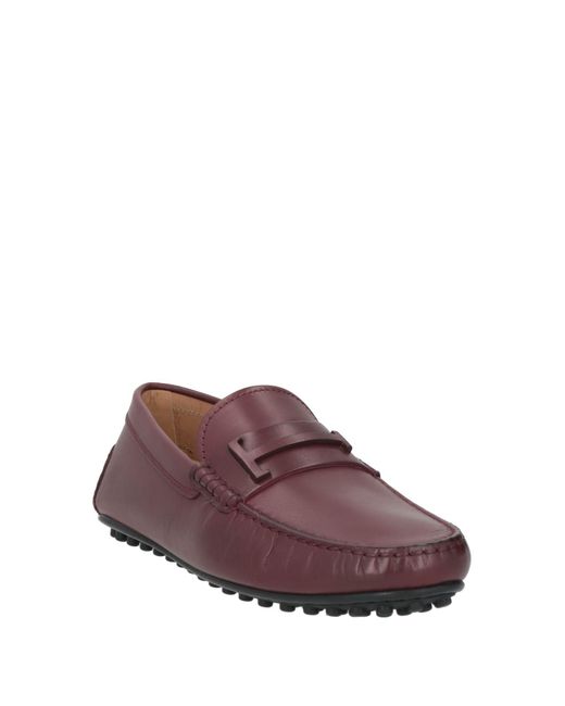 Tod's Purple Loafers for men