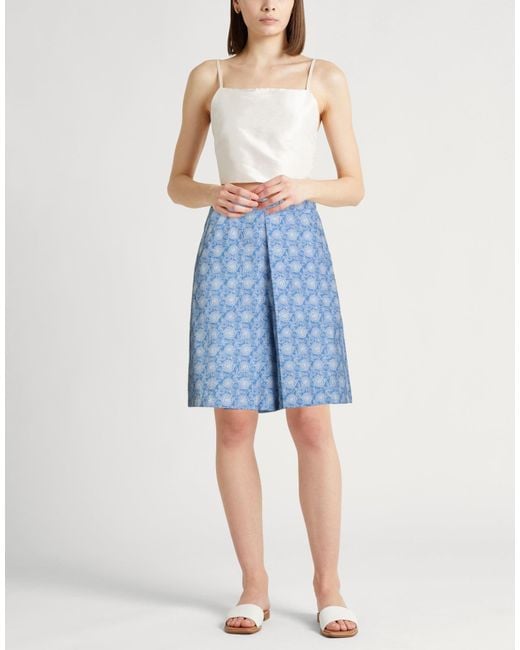 Fedeli Blue Shorts & Bermuda Shorts Cotton