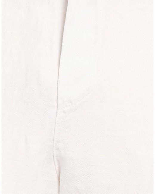 Crossley White Pants for men
