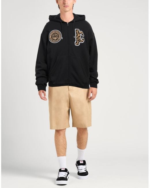 Just Cavalli Black Sweatshirt Cotton, Elastane for men
