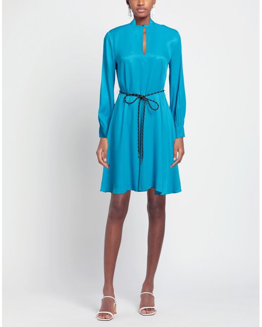 Armani Exchange Blue Mini Dress