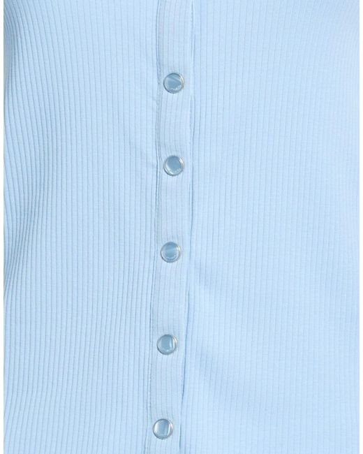 Pinko Blue Light Top Cotton, Lyocell, Elastane