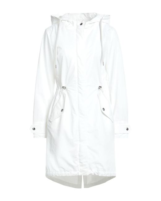 Herno White Overcoat & Trench Coat