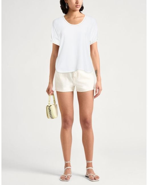Genny White Top Acetate, Silk