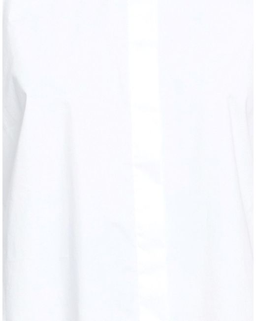 Moorer White Shirt Cotton, Elastane