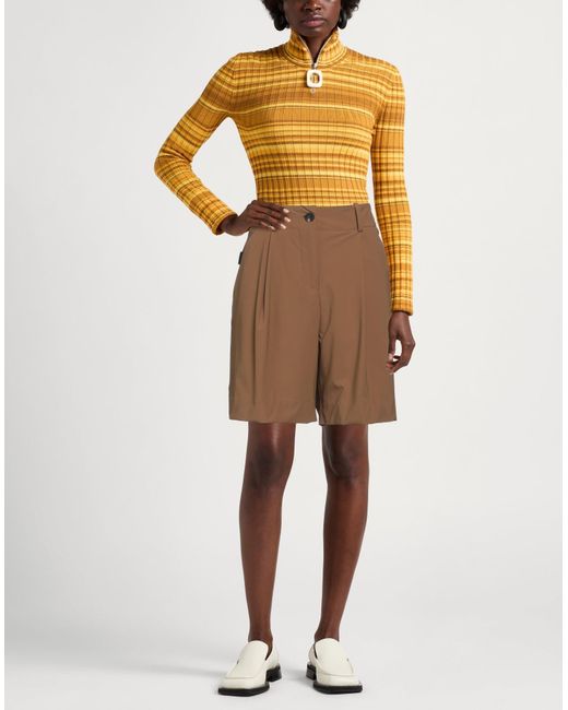 Rrd Brown Shorts & Bermuda Shorts Polyamide, Elastane