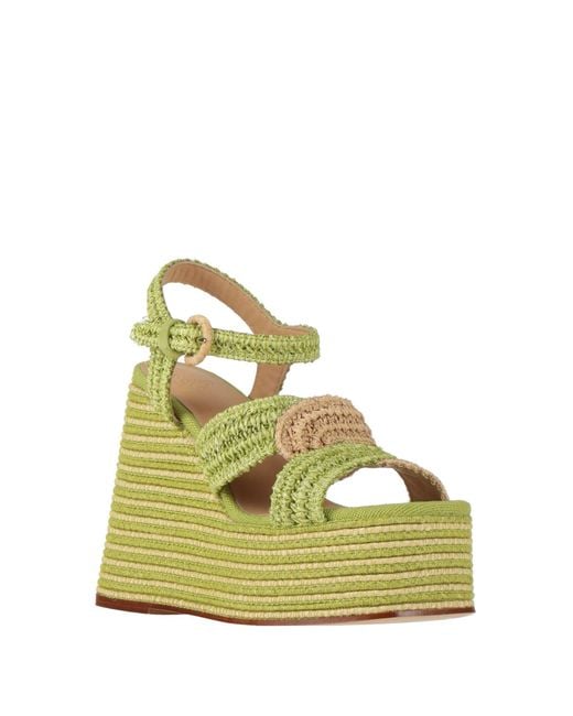 Castaner Green Sandals