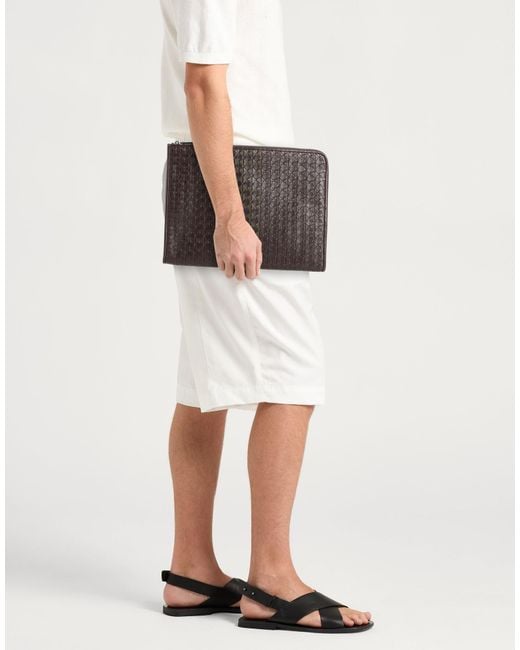 Serapian Brown Handbag for men