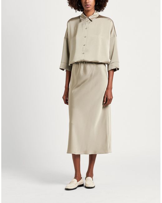 MAX&Co. Natural Midi Skirts