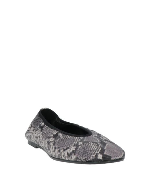 Ras White Ballet Flats Leather