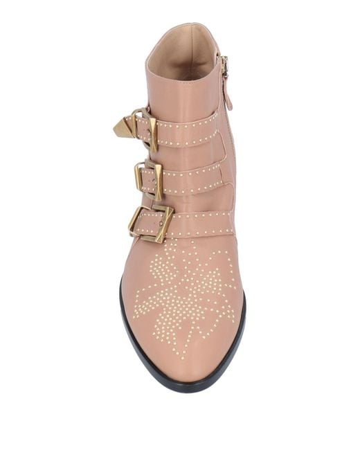 Chloé Brown Ankle Boots