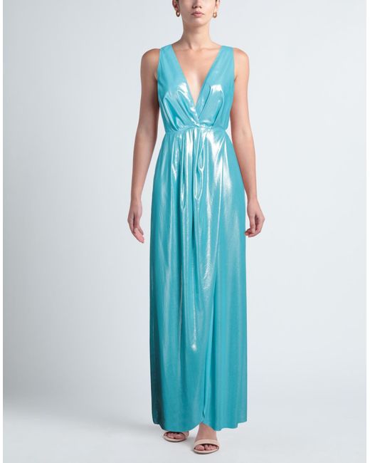 Hanita Blue Maxi-Kleid