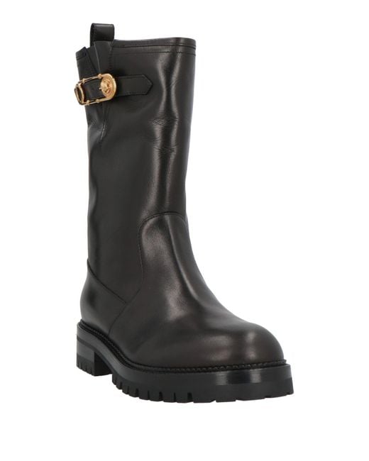 Versace Black Ankle Boots