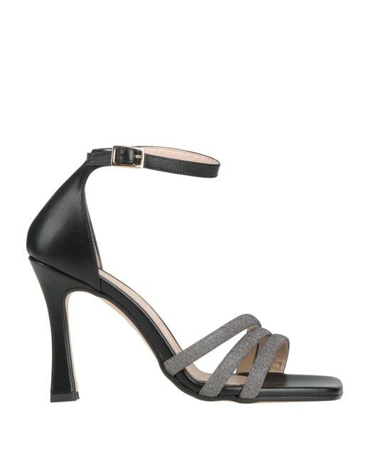 Nila & Nila White Sandals Textile Fibers