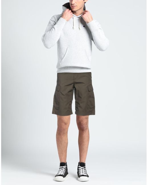Carhartt Gray Military Shorts & Bermuda Shorts Cotton for men
