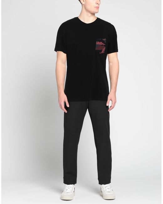 Hydrogen Black T-shirt for men