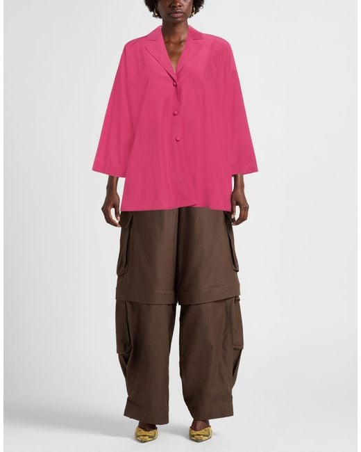 Pennyblack Pink Fuchsia Shirt Polyester, Cotton