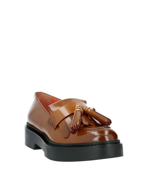 Santoni Brown Loafer