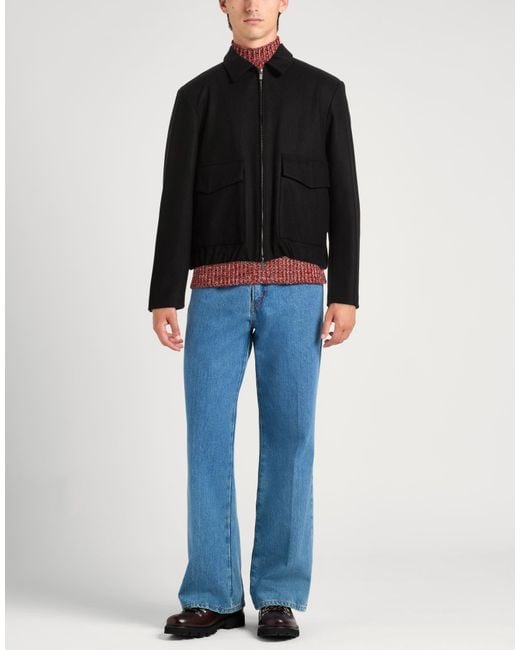 Barena Black Jacket Wool, Polyamide for men