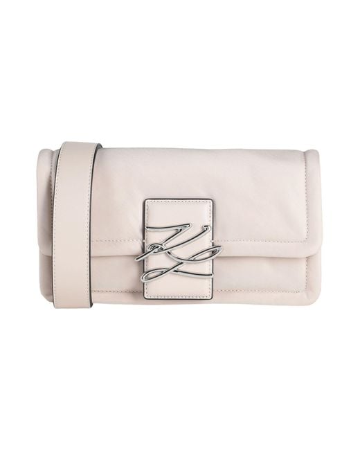 Karl Lagerfeld Natural Schultertasche