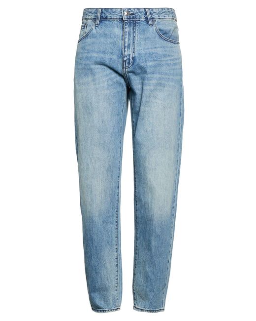 ARMANI EXCHANGE Blue Jeans Cotton for men