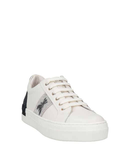 Patrizia Pepe White Girl Sneakers Calfskin