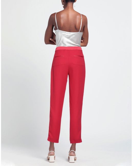 CoSTUME NATIONAL Red Trouser