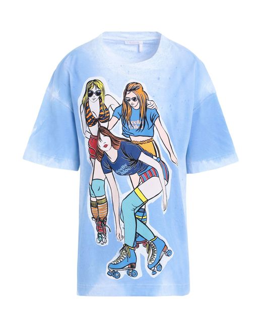 See By Chloé Blue T-shirt