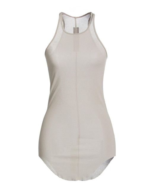 Rick Owens Gray Tank Tops