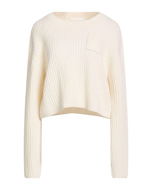Helmut Lang Natural Sweaters