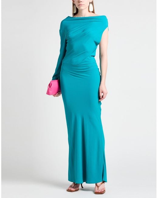Semicouture Blue Maxi Dress