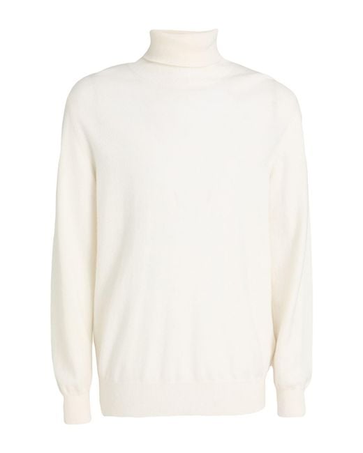 Altea White Turtleneck for men