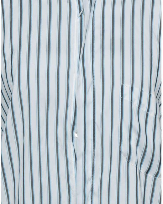 HER SHIRT HER DRESS Blue Shirt