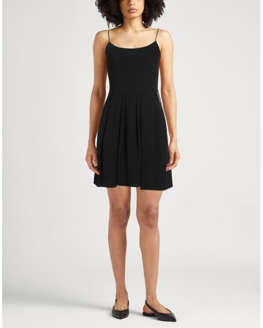 ARMANI EXCHANGE Black Mini Dress Polyester
