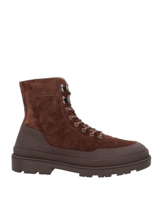 Brunello Cucinelli Brown Ankle Boots for men