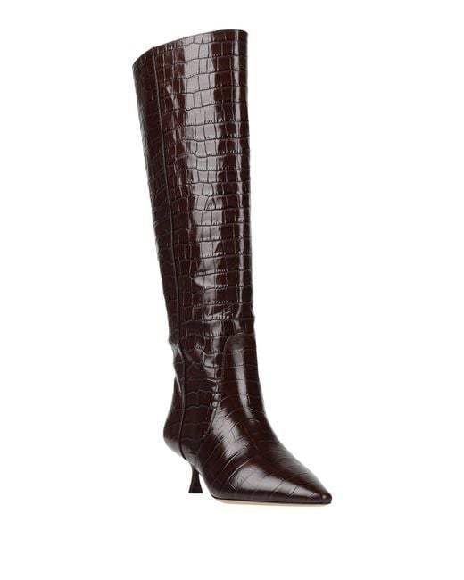 Stuart Weitzman Brown Boot Leather